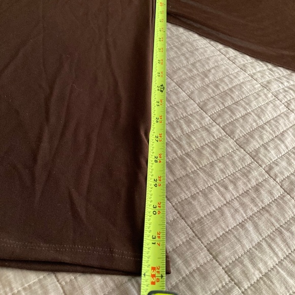 Boston Proper Brown Shirred Overlay Jumpsuit NEW Size 14 - Picture 9 of 16